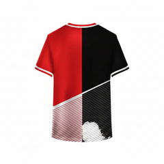 Next print Red Black Sports T-Shirt | Custom Team Jersey | Quick Dry Gym & Cricket Wear India