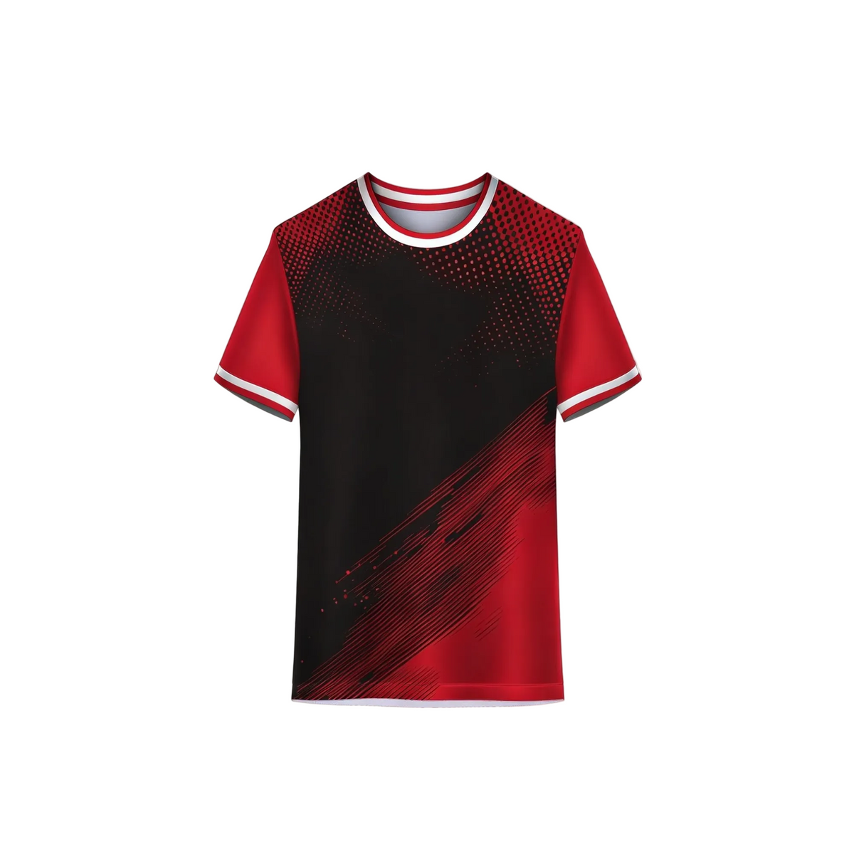 Red Feather Cricket Jersey custom sublimation sports t-shirt by NextPrint India