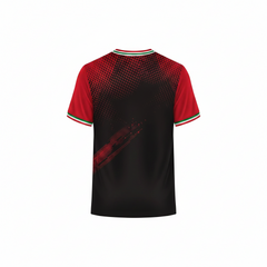 Next print Red Feather Cricket Jersey – Custom Team Sports T-Shirt | India