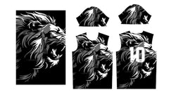 Next Print Round Neck Roaring Lion T-Shirt.