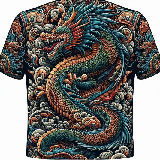 Next Print shirt with a dragon on it that says dragon
