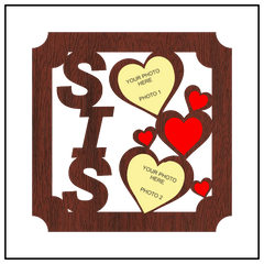 Sis Wall Frame With 2 Images - Next Print