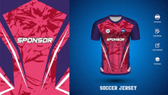 soccer jersey design for sublimation or sports tshirt design for cricket football
