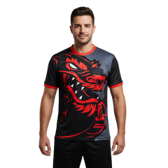 Next Print Sport Jersey With Dragon Print.