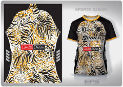 Next Print Sports Jersey with Leopard Tiger and Zebra Prints - Limited Edition Jersey.