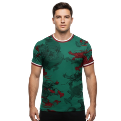 Next Print Sports T-shirt Design with Dragon Motif