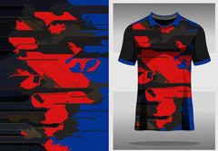 Next Print red and black jersey.