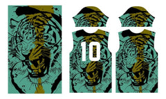 Next Print Tiger design sports jersey.