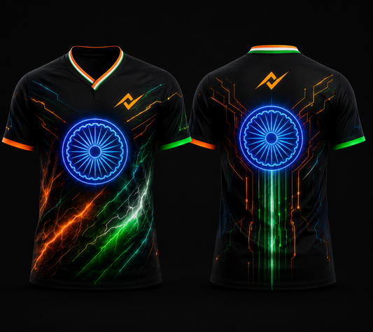 Tricolor Army Pride soldier tribute military graphic jersey
