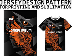 Next Print Tshirt sport design template soccer jersey mockup for football club