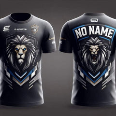 Next Print two jerseys of a lion with the name no name on it