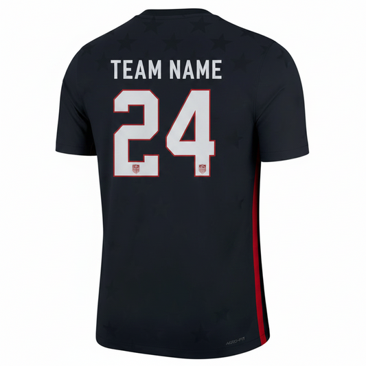 Custom USA style football jersey with personalized name and number