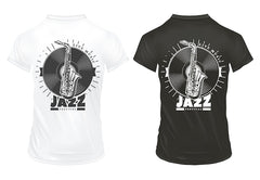 Next Print Vintage Jazz Music t shirt.