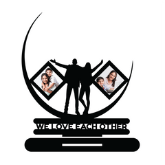 WE LOVE EACH OTHER DOUBLE IMAGE STAND FRAME - Next Print