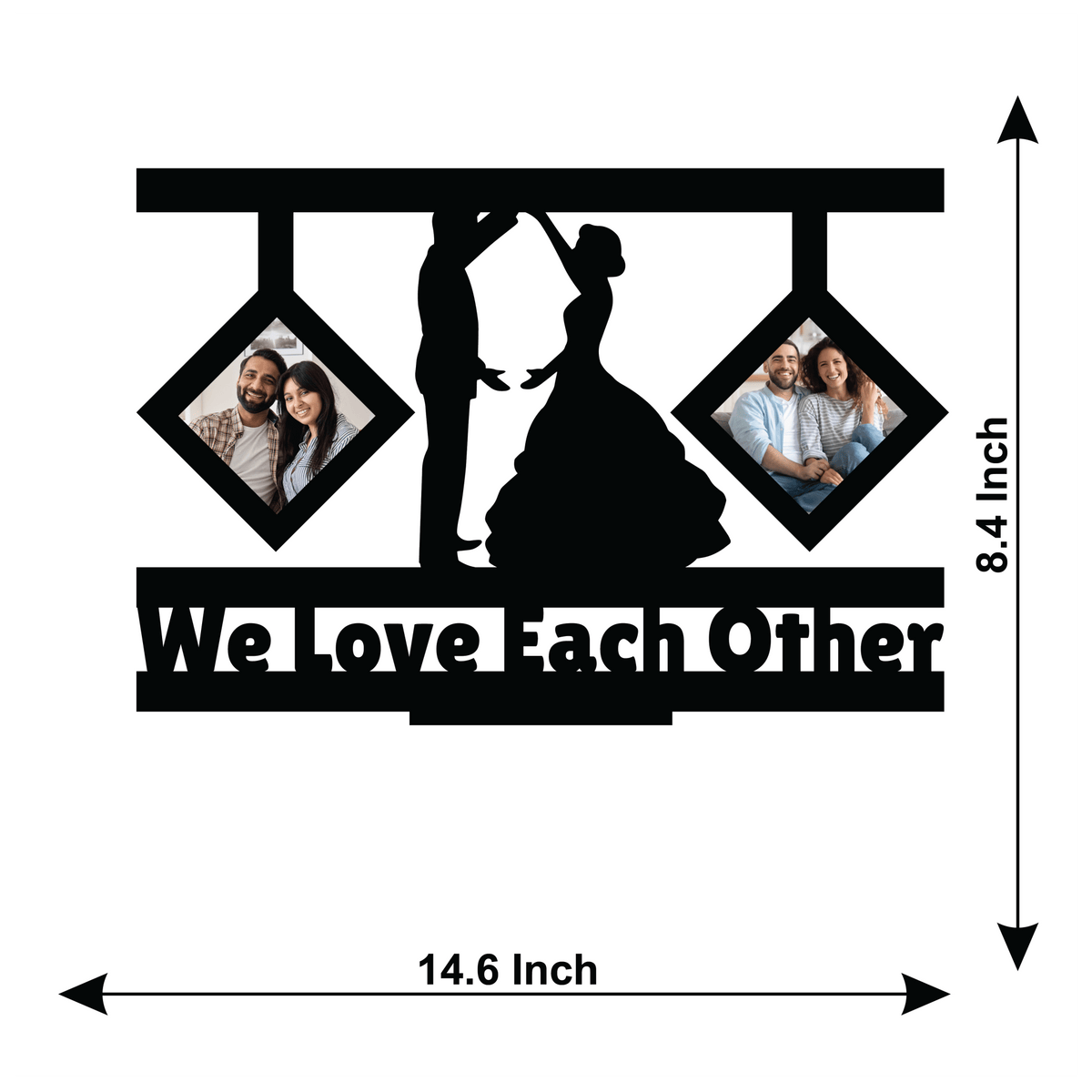 WE LOVE EACH OTHER DOUBLE IMAGE STAND FRAME - Next Print