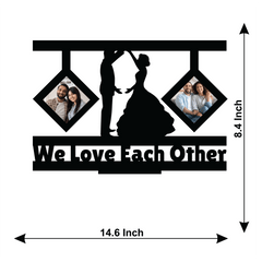 WE LOVE EACH OTHER DOUBLE IMAGE STAND FRAME - Next Print