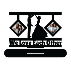 WE LOVE EACH OTHER DOUBLE IMAGE STAND FRAME - Next Print