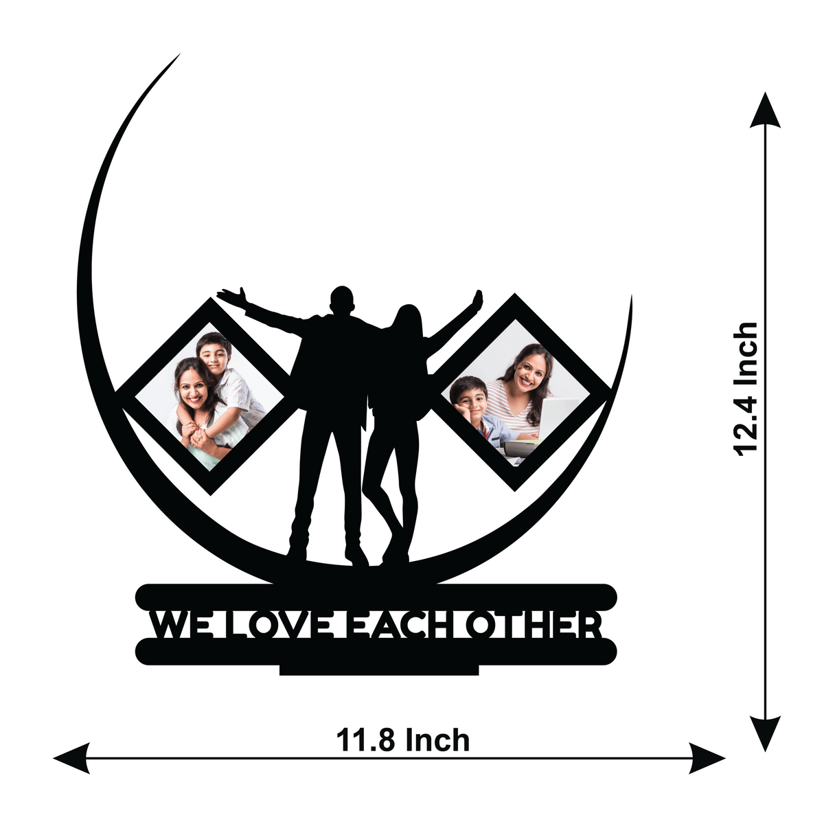 WE LOVE EACH OTHER DOUBLE IMAGE STAND FRAME - Next Print