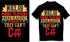 Why Do Plano Players Wear Glasses Cause They Can't C