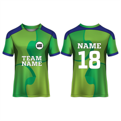 All Over Printed Customized Sublimation T-Shirt Unisex Sports Jersey Player Name & Number, Team Name And Logo. 1925833316