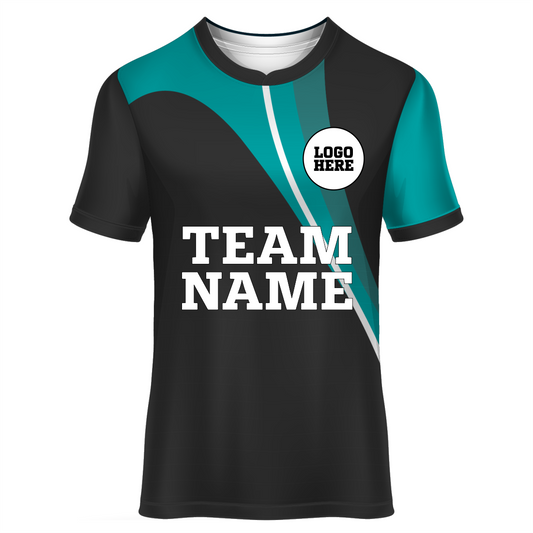 All Over Printed Customized Sublimation T-Shirt Unisex Sports Jersey Player Name & Number, Team Name And Logo. 1927807751
