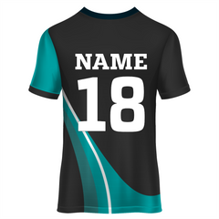 All Over Printed Customized Sublimation T-Shirt Unisex Sports Jersey Player Name & Number, Team Name And Logo. 1927807751