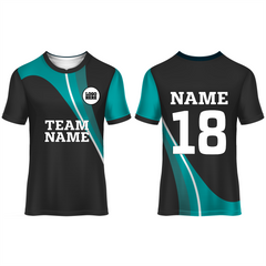 All Over Printed Customized Sublimation T-Shirt Unisex Sports Jersey Player Name & Number, Team Name And Logo. 1927807751
