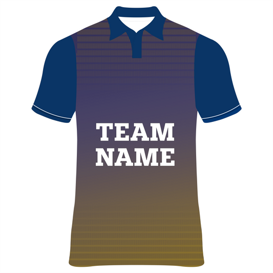 All Over Printed Customized Sublimation T-Shirt Unisex Sports Kolkata Knight Riders Cricket  Jersey Player Name & Number, Team Name And Logo.NP050000
