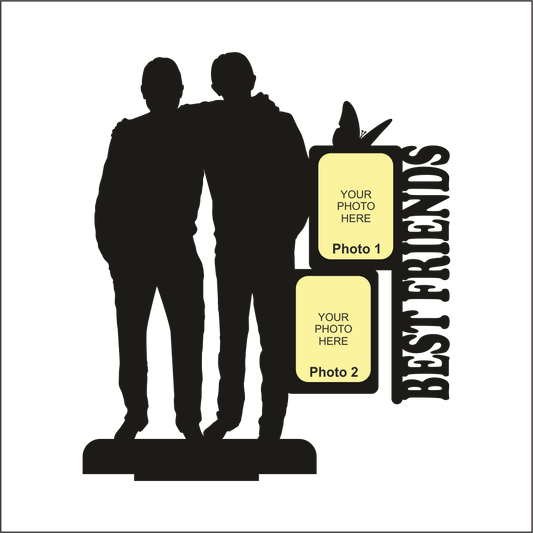 BEST FRIENDS DOUBLE IMAGE STAND FRAME