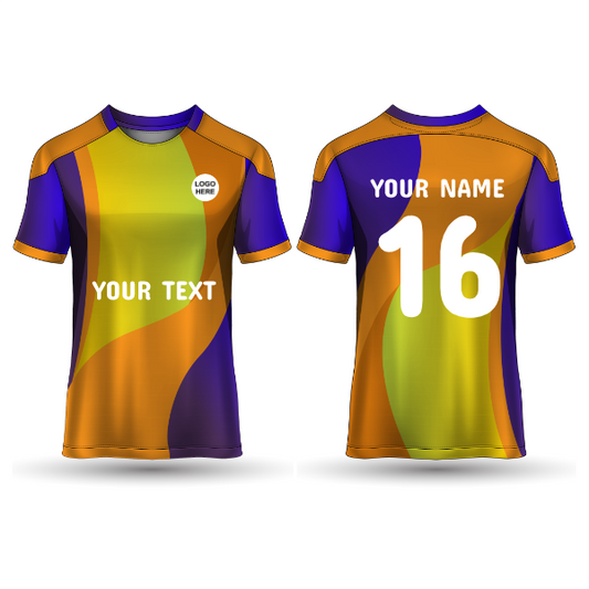 All Over Printed Customized Sublimation T-Shirt Unisex Sports Jersey Player Name & Number, Team Name And Logo. 1925833385