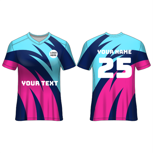 All Over Printed Customized Sublimation T-Shirt Unisex Sports Jersey Player Name & Number, Team Name And Logo. 1927290713