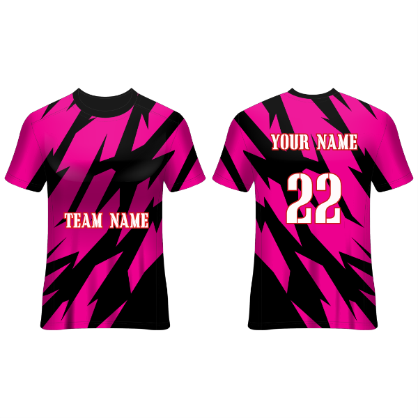 NEXT PRINT Customized Sublimation Printed T-Shirt Unisex Sports Jersey Player Name Number, Team
