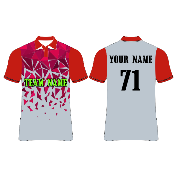 NEXT PRINT All Over Printed Customized Sublimation T-Shirt Unisex Sports Jersey Player Name Number, Team