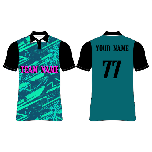 NEXT PRINT All Over Printed Customized Sublimation T-Shirt Unisex Sports Jersey Player Name & Number, Team Name.NP0080077