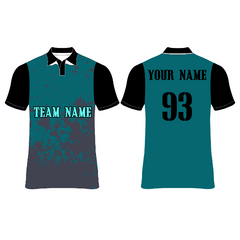 NEXT PRINT All Over Printed Customized Sublimation T-Shirt Unisex Sports Jersey Player Name & Number, Team Name.NP0080093