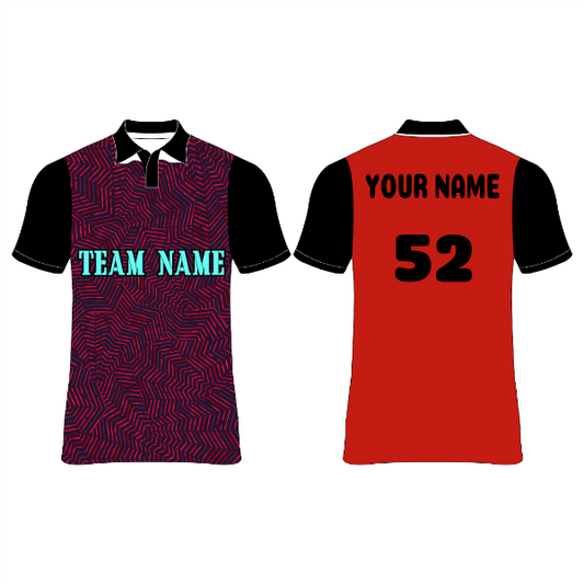 NEXT PRINT All Over Printed Customized Sublimation T-Shirt Unisex Sports Jersey Player Name & Number, Team Name.NP0080052