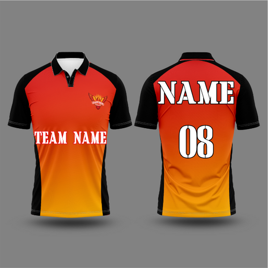 Next Print Ipl Hyderabad Printed Polo Collar Jersey.