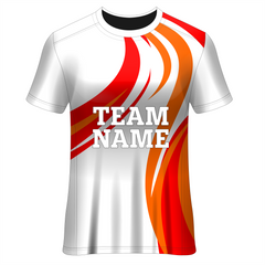 NEXT PRINT Customized Sublimation Printed T-Shirt Unisex Sports Jersey Player Name & Number, Team Name.2076679873