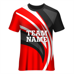 NEXT PRINT Customized Sublimation Printed T-Shirt Unisex Sports Jersey Player Name & Number, Team Name.2076679879