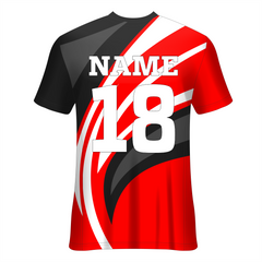 NEXT PRINT Customized Sublimation Printed T-Shirt Unisex Sports Jersey Player Name & Number, Team Name.2076679879