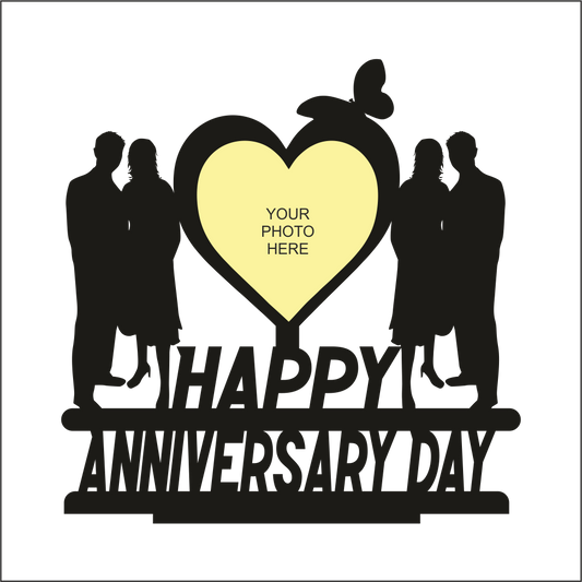 HAPPY ANNIVERSARY DAY SINGLE IMAGE STAND FRAME