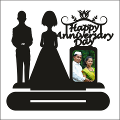 HAPPY ANNIVERSARY DAY SINGLE IMAGE STAND FRAME