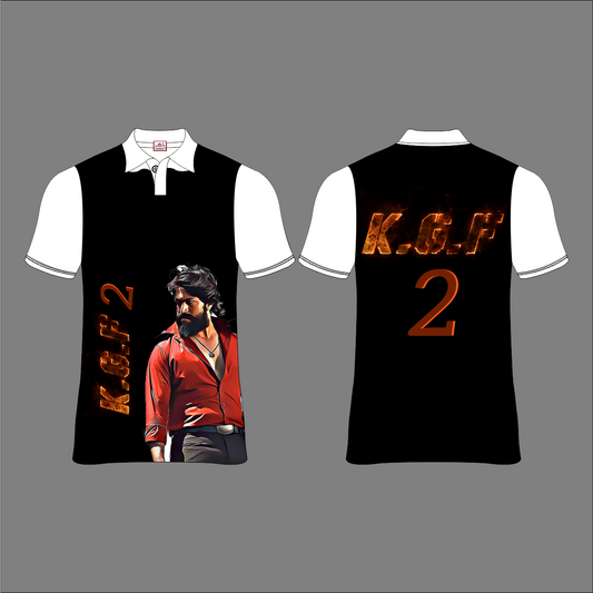 Next Print Kgf Photo Printed T-Shirt.