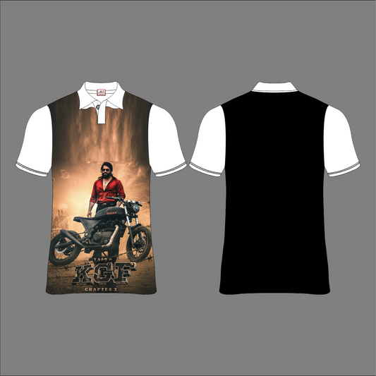 Next Print Kgf Photo Printed T-Shirt.