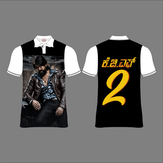 Next Print Kgf Photo Printed T-Shirt.