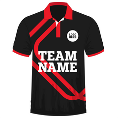 Custom cricket jerseys red black 119948000
