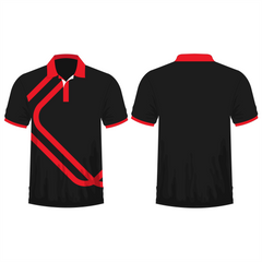 Custom cricket jerseys red black 119948000
