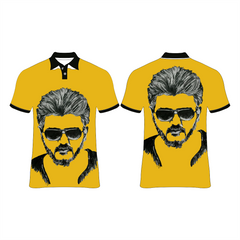Next Print Ajith Kumar Photo Printed T-Shirt.