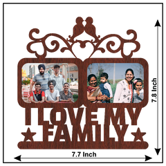 I Love My Family Wall Frame