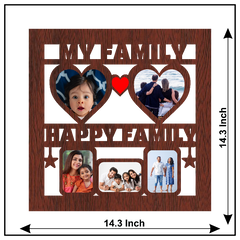 My Family Happy Family Wall Frame